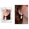 DIY Flower Drop Earring Making Kit DIY-SZ0009-77-6