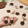 5 Pairs Resin Buttons BUTT-TA0001-48D-6