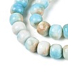 Ombre Effect Dyed Glass Beads Strands GLAA-N067-01A-03-3
