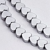 Non-magnetic Synthetic Hematite Beads Strands X-G-Q883-6x6mm-6-3