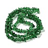 Spray Painted Transparent Glass Beads Strands GLAA-P060-01A-07-2