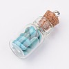 Glass Bottle Pendants X-PALLOY-JF00248-2