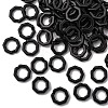 Opaque Spray Painted Acrylic Linking Rings OACR-S021-26A-C01-2