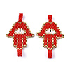 Handmade Seed Beads Links Connectors SEED-I012-07A-1