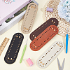 5Pcs 5 Colors PU Imitation Leather Bag Bottoms FIND-CL0001-87A-4