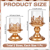 Iron Glass Candle Holder AJEW-WH0796-88A-3