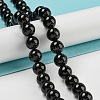 Natural Black Tourmaline Beads Strands G-G763-01-10mm-AB-8