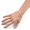 Faceted Glass Beaded Stretch Bracelets BJEW-JB05486-02-3