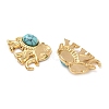 Dyed Synthetic Turquoise Pendants STAS-L026-08G-01-2