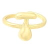 Rack Plating Brass Open Cuff Rings RJEW-S394-01G-T-1