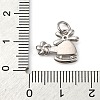 Brass Micro Pave Cubic Zirconia Pendants KK-P308-64P-3
