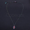 201 Stainless Steel Pendants Necklaces NJEW-S105-JN637-2