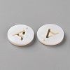Natural Freshwater Shell Pendants SHEL-Q311-008A-3