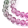 Transparent Glass Beads Strands GLAA-E036-07J-3