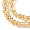 Electroplate Glass Beads Strands EGLA-A034-T1mm-A01-3
