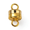 Column Brass Magnetic Clasps with Loops X-KK-M064-G-NR-2