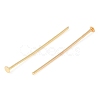 Brass Flat Head Pins KK-N254-47C-G-2