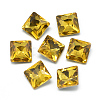 Pointed Back Glass Rhinestone Cabochons RGLA-T027-14x14mm-22-1