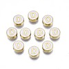Alloy Enamel Beads X-ENAM-N052-006-01D-RS-1