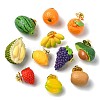 16Pcs 16 Styles Resin Alloy Lapel Pin Backs for Backpack Clothes JEWB-CJ0001-59-8