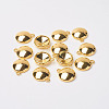 Tibetan Style Alloy Flat Round Charm Pendant Rivoli Xilion Pointed Back Chaton Rhinestone Settings X-PALLOY-O034-A-G01-2