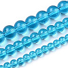 Transparent Glass Beads Strands GLAA-T032-T6mm-06-4