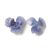 Opaque Resin Bead Caps RESI-L035-12-2