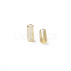 Transparent Colours Luster Glass Bugle Beads SEED-N005-001-A10-6