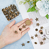 24Pcs Alloy Star Lapel Pin Brooches JEWB-FH0001-37AB-3