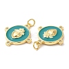 Brass Micro Pave Cubic Zirconia Pendants KK-M246-16G-3