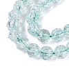 Crackle Transparent Glass Beads Strands GLAA-N063-10mm-06-4