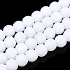 Imitation Jade Glass Beads Strands GLAA-T032-J8mm-MD01-1