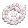 Natural Cultured Freshwater Pearl Beads Strands PEAR-N012-10E-6