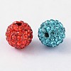 Grade A Rhinestone Pave Disco Ball Beads RB-Q101-M-2