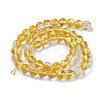 Synthetic Moonstone Beads Strands G-F143-8mm-14-2