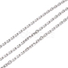 Tarnish Resistant 304 Stainless Steel Cable Chains CHS-D033-03P-01-1