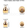 PVD Vacuum Plating 304 Stainless Steel Cord Ends STAS-UN0005-27-3