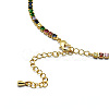 Brass Tennis Necklaces NJEW-I104-14G-4