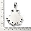 304 Stainless Steel Big Pendants STAS-Z098-02AS-3