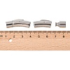 Tarnish Resistant Column 316 Surgical Stainless Steel Bayonet Clasps STAS-A021-6mm-4