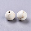 Synthetic Magnesite Beads TURQ-10D-11-2