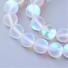 Synthetic Moonstone Beads Strands G-R375-8mm-A13-1