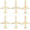 12Pcs Brass Pendants KK-BBC0020-17-1