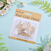 10Pcs 304 Stainless Steel Feather Pendants STAS-BBC0009-98-6