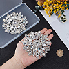 2Pcs Glass Hotfix Rhinestone DIY-GF0013-36B-3