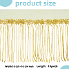 Polyester Tassel Lace Ribbon OCOR-WH0070-175E-2