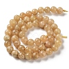 Natural Yellow Garnet Beads Strands G-Z129-C01-8mm-01-3