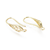 Brass Earring Hooks X-KK-G374-11G-2