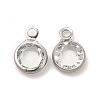 304 Stainless Steel with Glass Charms STAS-G305-11P-04-1