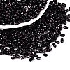 Picasso Spray Painted Glass Seed Beads SEED-T006-04-38-3